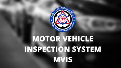 mvis charity|Motor vehicle inspection system can be supported by incentives.